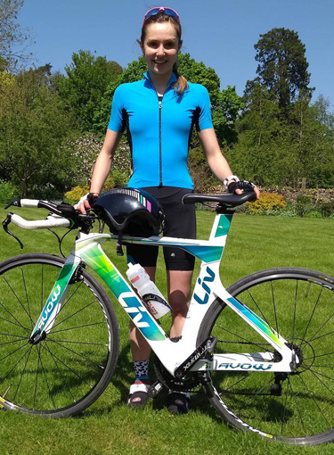 Herefordshire triathlete Jemima Cooper races ahead with BBR Optometry
