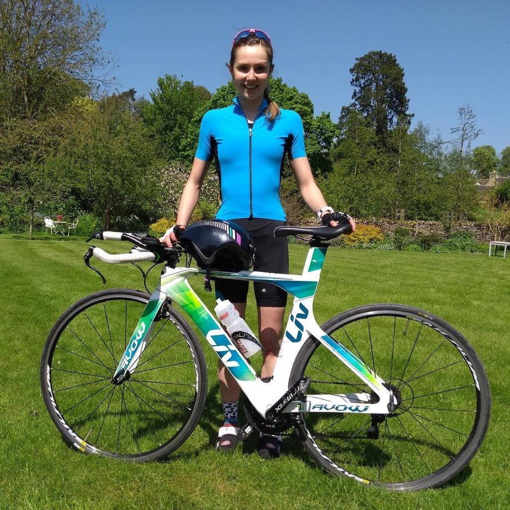 Hereford triathlete Jemima sets sights on more podium finishes with the help of BBR Optometry